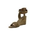 thumbnail image 4 of American Rag Womens Aislinn Fabric Open Toe Casual Ankle, Light Tan, Size 11.0, 4 of 5