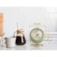 thumbnail image 2 of Battery-Powered Desk Clock, Silent Retro Aesthetic, 2 of 5
