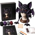 thumbnail image 2 of Complete DIY Crochet Kit for Beginners, Halloween Fantasy Hood Hat Craft Set with Yarn, Hook, Instructions and Gift Box（style:D）, 2 of 6