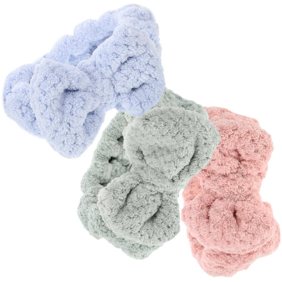 STRANDCHIC Wash Face Headband Green 3Pcs