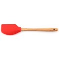 thumbnail image 1 of Kitchen Baking Spatula Silicone Wooden Handle Scraper Spatula Pastry Spatula, 1 of 9