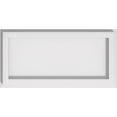 thumbnail image 1 of Ekena Millwork CMP12X6RE 6 x 12 in. Rectangle Architectural Grade Médaillon de Plafond Contemporain PVC, 1 of 4