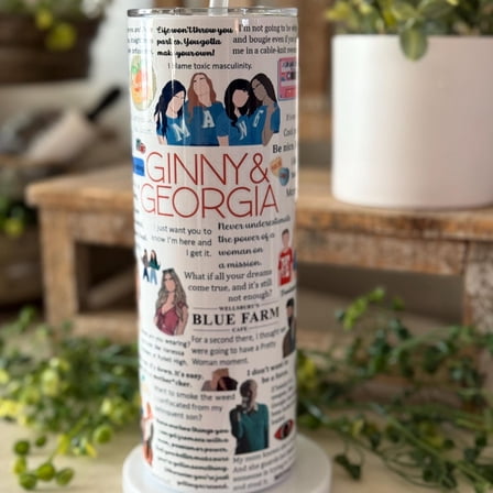 [NO STRAW] Ginny & Georgia 20oz Tumbler