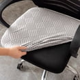 thumbnail image 5 of Office Chair Seat Cover for Computer Desk Chair, Washable Polyester Slipcover for All Seasons, Stretchable Fabric Protector for Home Restaurant, 1 Piece, 5 of 6