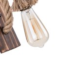 thumbnail image 3 of Shzicmy Rustic Light Fixtures Wood Metal Indoor Wall Light Wall Sconce Lamp for Bedroom, 3 of 8