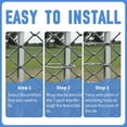 thumbnail image 4 of 50 Pcs T Post Clips Topboutique Metal Wire Fence Clips EZ Twist Preformed Galvanized Steel Tie Wire Pre-Cut Fence Ties for T-Posts/u-Posts for Farm And Garden Security, 4 of 8
