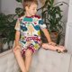 thumbnail image 4 of Fotbe London Symbols Pijama Estampada de 2 Piezas para Niños – Ropa de Dormir de Manga Corta Cómoda para Niños y Niñas, Camiseta y Shorts de Algodón-XX-Large, 4 of 6
