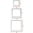 thumbnail image 4 of 3-Piece Wall Decor Floating Shelves, Cube Shaped Hanging Wall Shelves for Home, 4 of 10