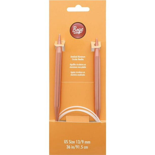 Boye Knit Needle 36" Circular Aluminum Size 13
