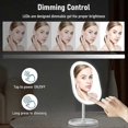 thumbnail image 5 of LED Makeup Mirror, Detachable 5X Magnifying Mirror, Smart Lighting Adjustment and USB Charging, 180 Folding Table Mirror, Perfect Gift for Friend, 5 of 5