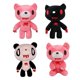 thumbnail image 1 of Muñeco de oso de peluche rosa con melancolía, almohada de peluche, personaje del juego, colección de peluches, NEGRO, 1 of 5
