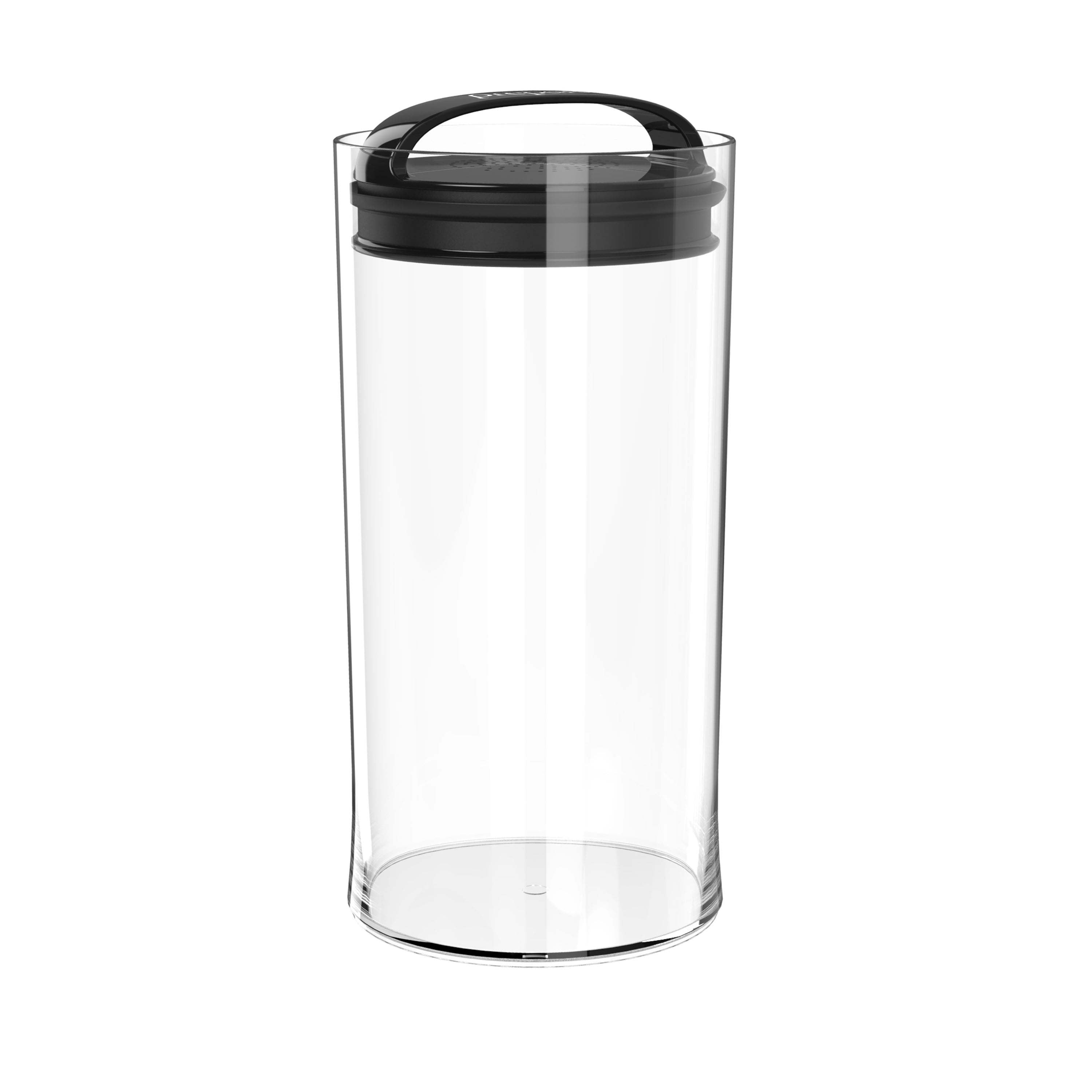 Photo 1 of ****DAMAGED***
 Green Grocer Fresh Saver Large - Tall Vacuum Seal Food Storage Container, Black