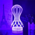 thumbnail image 4 of YSTIAN Abstract Schema USB Remote Control 7/16 Color 3D LED Night Lamp RGB Table Lamp Home Decoration Birthday/Xmas/Party Gift Abstract Model (Lava Base), 4 of 6