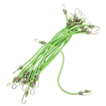 15 Pcs Bungee Rope for Securing Tarp Cords with Carabiner Hooks