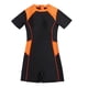 thumbnail image 5 of Traje de baño de moda de manga corta Fernando para mujer negro y naranja, 5 of 8
