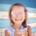 thumbnail image 2 of 2Pcs en Forme de Coeur Lunettes Enfants Lunettes à la Mode Partie Accessoires de Photo de Lunettes, 2 of 7