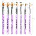7pcs Gel Nail Brush AIF4 Set with Nano Glass Nail Files and Cuticle
