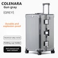 thumbnail image 3 of COLENARA, equipaje de alta calidad de 26 ", 29", 32 pulgadas, cubierta de carrito de gran capacidad, caja combinada con marco de aluminio, maleta para estudiantes familiares, 3 of 4