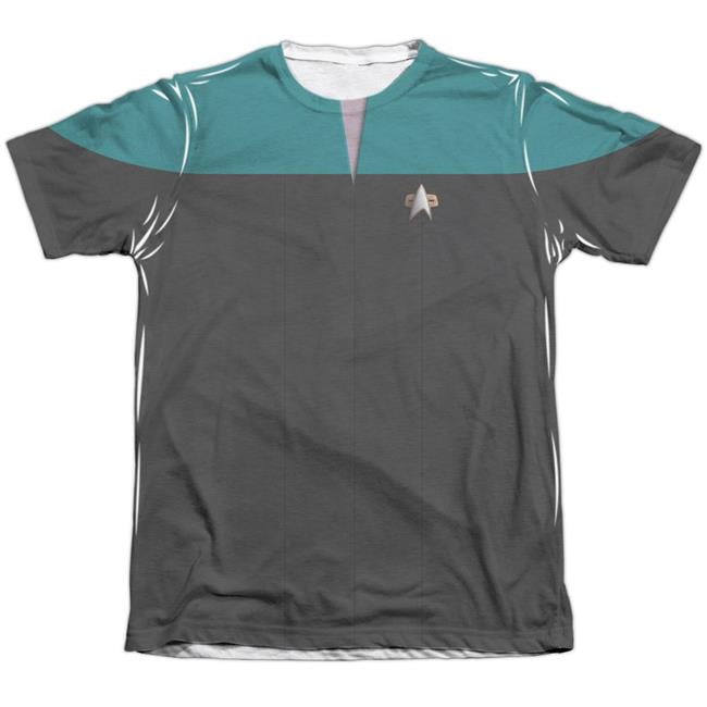 Trevco CBS1469-ATPC-2 Star Trek & Voyager Science Uniform Adult 