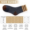 thumbnail image 5 of Wool Socks - Wool Socks for Women Men Soft Thick Warm Winter Knit Vintage Crew Socks Casual, 5 of 7