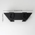thumbnail image 2 of TIELUTT Plate Tennis Support with Suction Cup Metal Dish Drying Rack Corner Strainer Dish Drying Rack over Adjustable Small Telescopic Rack Copper Racks for Bottom of Kitchen, 2 of 6