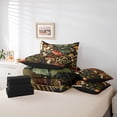 thumbnail image 6 of Homewish Mushroom Fungus 7pcs Bedding Comforter Set,Rustic Plant Queen Bedding Sets,Red Green Black Queen Sheet Sets For Girl Kids,Breathable Home Decor Reversible, 6 of 8