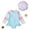 F120-Mint Green, variant on FYDUU Baby Girl Swimsuit One Piece Swimsuits for Girls Rash Guard Bathing Suit Toddler Striped Heart Print Long Sleeve Swimwear with Hat 12-18 Months