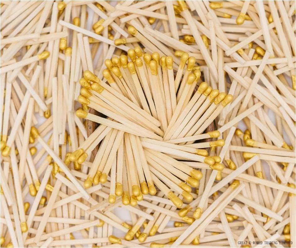 Gold Tip Decorative Matches 300 Small Premium Wooden Safety Matches