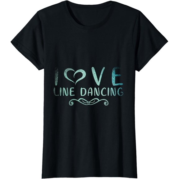 I Love Line Dancing Line Dance T-Shirt