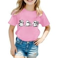 thumbnail image 2 of Weebloom Kids Halloween T Shirts Boy Girl Children Printed T Shirt Style Short Sleeved Top for 1-13 Years Old Dailywear,3-4 Years, 2 of 3