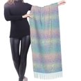 thumbnail image 4 of Shawl Wraps for Women - Colorful lightning Pattern Oversized Fall Winter Fashion Blanket Scarf for Women, 4 of 6