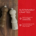 thumbnail image 4 of Peugeot Paris u'Select 7-inch Salt & Pepper Mill Set - Manual Mills with Adjustable Precision Grinding - Kitchen Seasoning Tools, Stainless Steel & Beechwood - NEW 2024 Color (Ash/Mocha), 4 of 7
