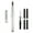 Brushed Silver, variant on Goldenritt Sketchwriter Rockwell Fountain Pen - Includes Triple-Section Titanium Nib for Writing & Sketching - [Brushed Silver - Medium]