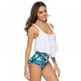 thumbnail image 4 of Women Two Piece Swimsuit High Waisted Bikini Ruffle Bathing Suits, 4 of 10