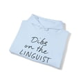 thumbnail image 4 of Linguist Linguistics Wife Husband Hoodie, Gifts, Hooded Sweatshirt, 4 of 4