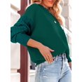 thumbnail image 3 of Rosvigor Sweaters for Women Oversized Long Sleeve Sweater Womens Cable Knit Pullover Casual Warm Tops, 3 of 6