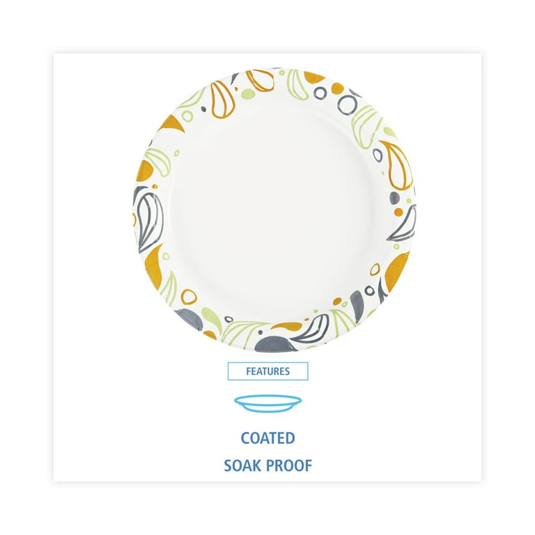 Deerfield Printed Paper Plates, 9 Deerfield Printed Paper Plates, 9