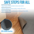 thumbnail image 3 of 31 in. Wide x Cut-to-Length – Non-Slip, All-Weather, Heavy-Duty Utility Runner Rug – Absorbent, Dirt-Trapping, Kid and Pet Safe for Entryways and High-Traffic Areas, Gray, 3 of 9