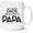 White, variant on Funny Only The Best Dads Get Promoted To Papa Coffee Mug Tea Cups for Dad, Husband, Grandpa or in-Law, Brirthday Christmas Gift for Him Novelty Ceramic Mug 11 Oz. White