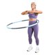 thumbnail image 4 of PRCTZ Hula Hoop con Peso de 2,5 lb para Adultos, Hombres O Mujeres, Plegable con 8 Secciones Desmontables, Azul y Gris, 4 of 9