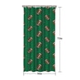 thumbnail image 5 of Green Striped Footballs Pattern Shower Curtain 36"x72" ,Bathroom Decorative Shower Curtains Set with 12 Hooks,Modern Waterproof Washable Shower Curtain, 5 of 6