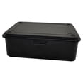 thumbnail image 2 of Contenedor de almacenamiento de caja de herramientas de estilo tronco Desktop de estilo vintage con soporte de tapa Caja de almacenamiento de metal, 2 of 8