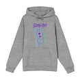 thumbnail image 5 of Scooby-Doo 3D Line Art Adult Heather Gray Long Sleeve Hoodie-XS, 5 of 7