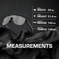 thumbnail image 5 of Oakley OO9248 Corridor Rectangle Shaped Non-Polarized Sunglasses for Men - Includes Official Eyewear Kit - Matte Black Frame with Prizm Black Lens, 5 of 6