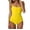 Yellow, variant on BKQCNKM One Piece Swimsuit Women Swimsuit Women Womens Swimsuits Plus Size Swimsuit For Women Womens One Piece Swimsuits Women Swimsuits High Cut Adjustable Bathing Suit For Women, Yellow, M