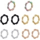 thumbnail image 1 of 10 anillos de enlace redondos de 5 colores, anillos de conexión, anillos de conexión de joyería, anillos de enlace de cuentas de hueso de imitación, anillo de enlace de acero inoxidable, 1 of 6
