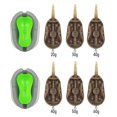 thumbnail image 2 of Inline Method Carp Fishing Feeders Set Quick Release Coarse For Fishing Bait Holder Tool Fishing Method Feeders 3+1 Set, 2 of 8