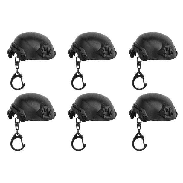 Mini llavero portátil para casco rápido con abridor de botellas (Negro)