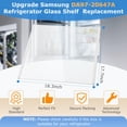 thumbnail image 2 of Repuesto de estante de vidrio para refrigerador Samsung DA97-20647A, 2 of 7