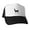 Black/White, variant on - Llama Silhouette - Adjustable Unisex Printed Trucker Hat with Mesh Back